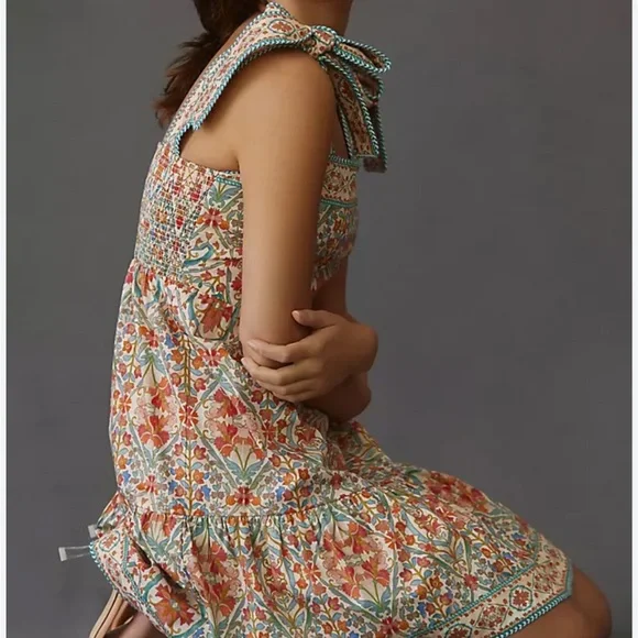 Shoshanna Faye Embroidered Mini Dress - Picture 2 of 14